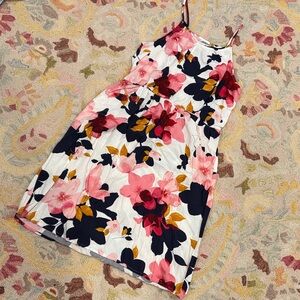 Old Navy Floral Print Dress with Pink and Navy